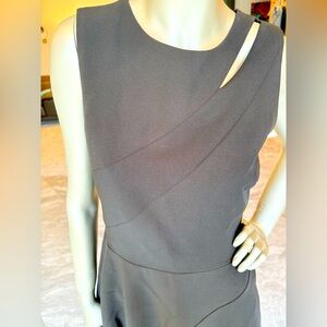 Elegant Black Sleeveless Dress Asymmetrical Hem